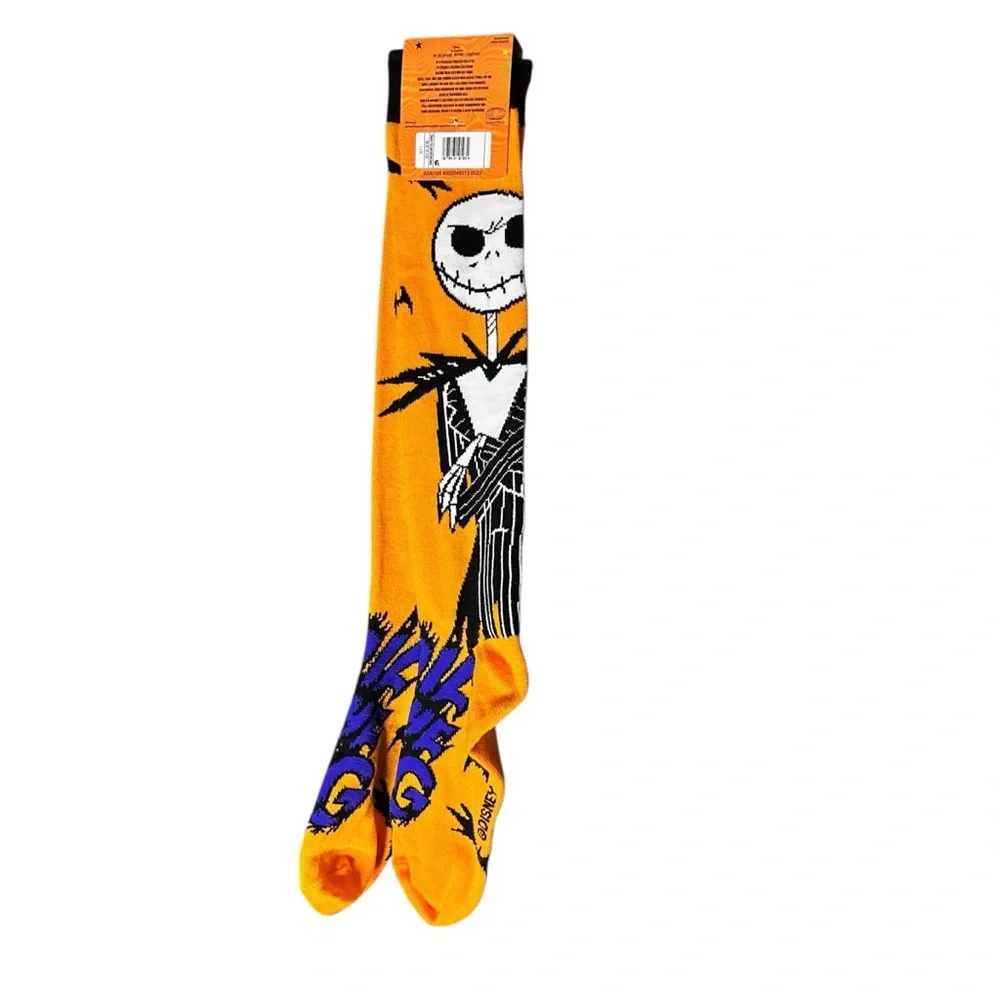 Disney The Nightmare Before Christmas Knee-High Socks Halloween OSFA NWT!